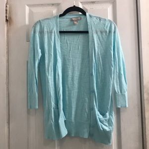 Banana Republic Aqua Cardigan